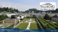 Archived image Webcam Salzburg: Mirabell Palace 14:00