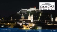 Archived image Webcam Salzburg: Mirabell Palace 20:00