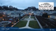 Archived image Webcam Salzburg: Mirabell Palace 07:00