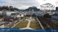 Archiv Foto Webcam Salzburg: Schloss Mirabell 12:00