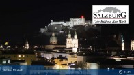 Archived image Webcam Salzburg: Mirabell Palace 20:00