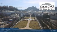 Archiv Foto Webcam Salzburg: Schloss Mirabell 10:00