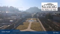 Archiv Foto Webcam Salzburg: Schloss Mirabell 08:00