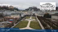 Archiv Foto Webcam Salzburg: Schloss Mirabell 14:00