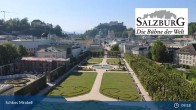 Archived image Webcam Salzburg: Mirabell Palace 08:00