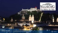 Archiv Foto Webcam Salzburg: Schloss Mirabell 20:00
