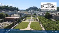 Archiv Foto Webcam Salzburg: Schloss Mirabell 10:00