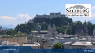 Archiv Foto Webcam Salzburg: Schloss Mirabell 12:00