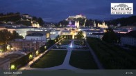 Archiv Foto Webcam Salzburg: Schloss Mirabell 20:00
