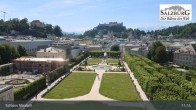 Archived image Webcam Salzburg: Mirabell Palace 10:00
