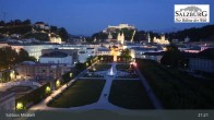 Archived image Webcam Salzburg: Mirabell Palace 20:00