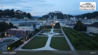 Archived image Webcam Salzburg: Mirabell Palace 04:00