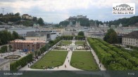 Archived image Webcam Salzburg: Mirabell Palace 10:00