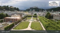 Archiv Foto Webcam Salzburg: Schloss Mirabell 17:00