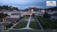 Archiv Foto Webcam Salzburg: Schloss Mirabell 03:00