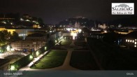 Archived image Webcam Salzburg: Mirabell Palace 02:00