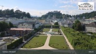 Archived image Webcam Salzburg: Mirabell Palace 08:00