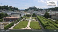 Archiv Foto Webcam Salzburg: Schloss Mirabell 12:00
