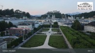 Archiv Foto Webcam Salzburg: Schloss Mirabell 04:00