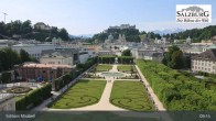 Archiv Foto Webcam Salzburg: Schloss Mirabell 08:00