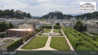 Archiv Foto Webcam Salzburg: Schloss Mirabell 10:00