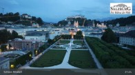 Archiv Foto Webcam Salzburg: Schloss Mirabell 20:00