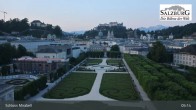 Archived image Webcam Salzburg: Mirabell Palace 04:00