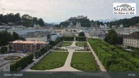 Archived image Webcam Salzburg: Mirabell Palace 07:00
