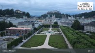 Archiv Foto Webcam Salzburg: Schloss Mirabell 05:00