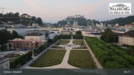 Archiv Foto Webcam Salzburg: Schloss Mirabell 04:00