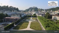 Archiv Foto Webcam Salzburg: Schloss Mirabell 07:00