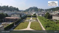 Archiv Foto Webcam Salzburg: Schloss Mirabell 08:00