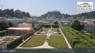 Archiv Foto Webcam Salzburg: Schloss Mirabell 10:00