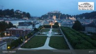 Archived image Webcam Salzburg: Mirabell Palace 20:00