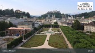 Archiv Foto Webcam Salzburg: Schloss Mirabell 07:00