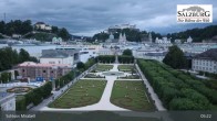 Archiv Foto Webcam Salzburg: Schloss Mirabell 04:00
