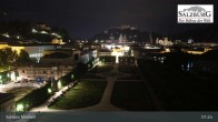 Archived image Webcam Salzburg: Mirabell Palace 00:00