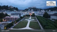 Archiv Foto Webcam Salzburg: Schloss Mirabell 04:00