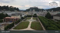Archiv Foto Webcam Salzburg: Schloss Mirabell 07:00