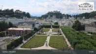 Archiv Foto Webcam Salzburg: Schloss Mirabell 10:00