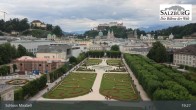 Archived image Webcam Salzburg: Mirabell Palace 18:00