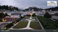 Archived image Webcam Salzburg: Mirabell Palace 04:00