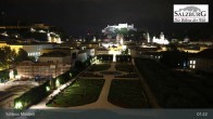 Archiv Foto Webcam Salzburg: Schloss Mirabell 00:00