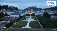 Archiv Foto Webcam Salzburg: Schloss Mirabell 04:00