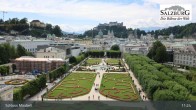 Archiv Foto Webcam Salzburg: Schloss Mirabell 10:00