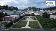 Archived image Webcam Salzburg: Mirabell Palace 04:00