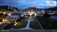 Archiv Foto Webcam Salzburg: Schloss Mirabell 05:00