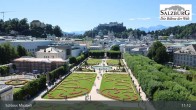 Archiv Foto Webcam Salzburg: Schloss Mirabell 10:00