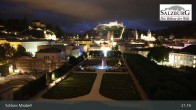 Archiv Foto Webcam Salzburg: Schloss Mirabell 20:00