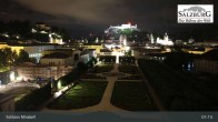 Archiv Foto Webcam Salzburg: Schloss Mirabell 00:00